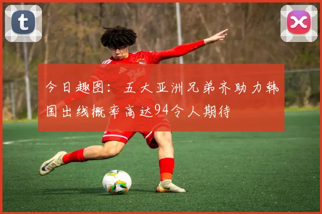 今日趣图：五大亚洲兄弟齐助力韩国出线概率高达94令人期待